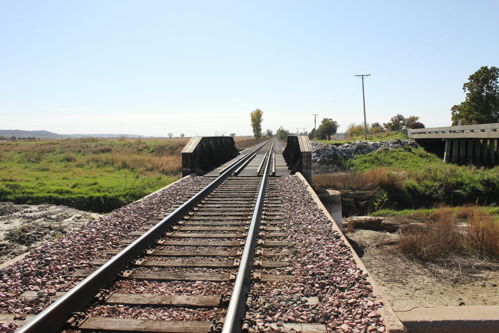 Looking south